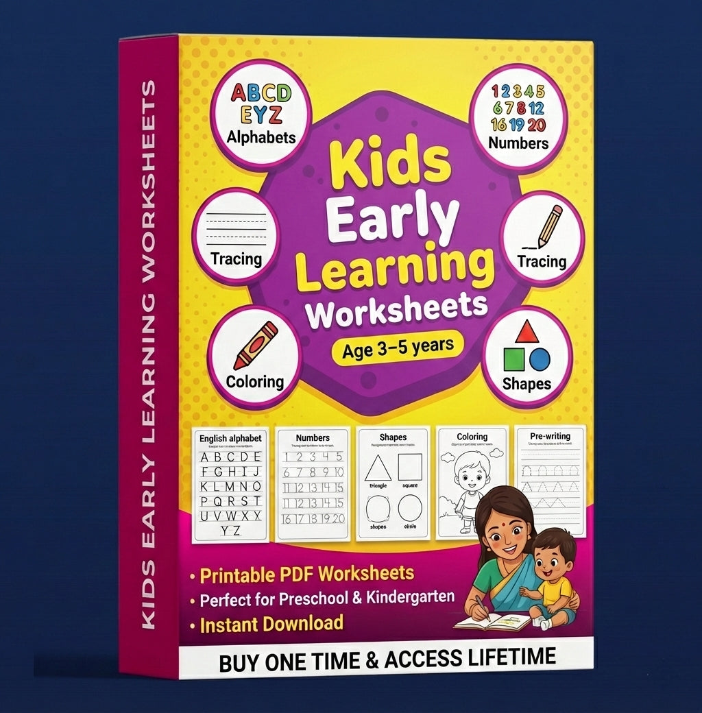 Ambisia Pre-school Activity Pack (3-5Years)