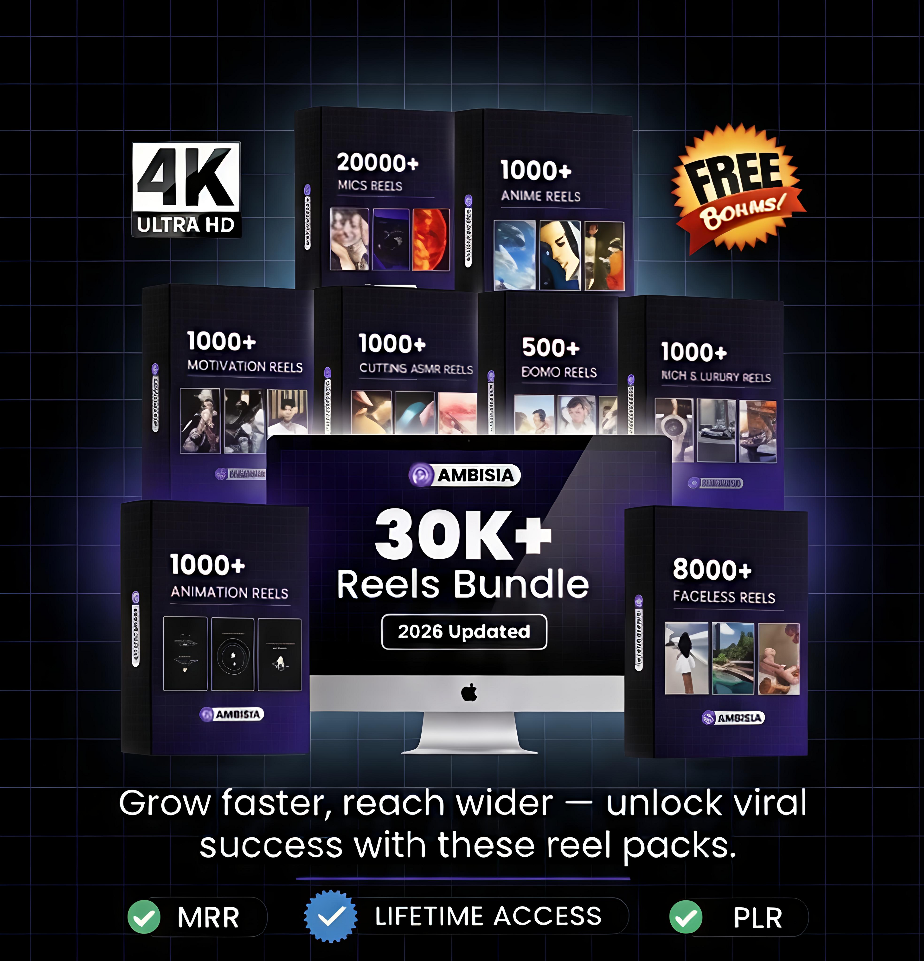 Reels Bundle (30k Reels With 10 Different Niches)